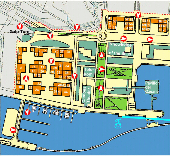 Lissabon 1998 Lageplan A