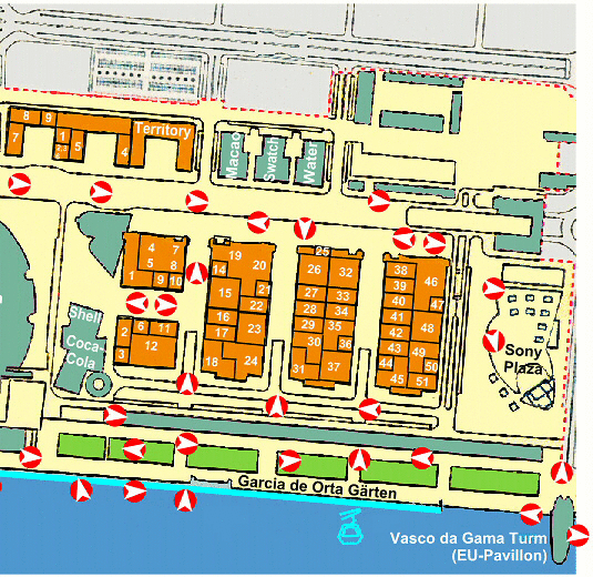 Lissabon 1998 Lageplan C